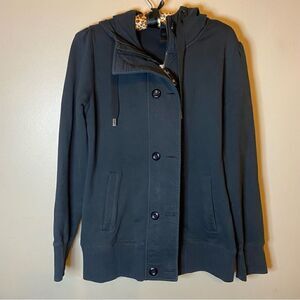 The North Face Hooded Cotton Jacket Black medium